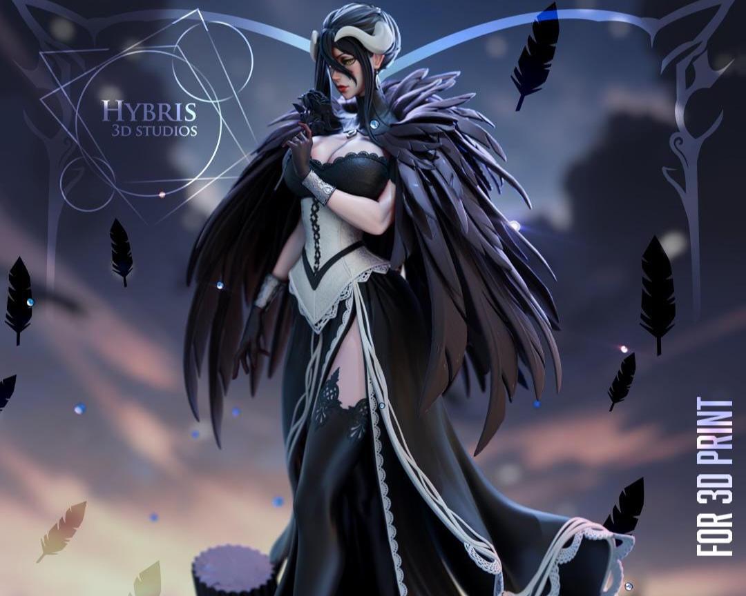 Albedo - Hand-Painted Resin Figure – 1/4 or 1/6 Scale Collectible Statue
