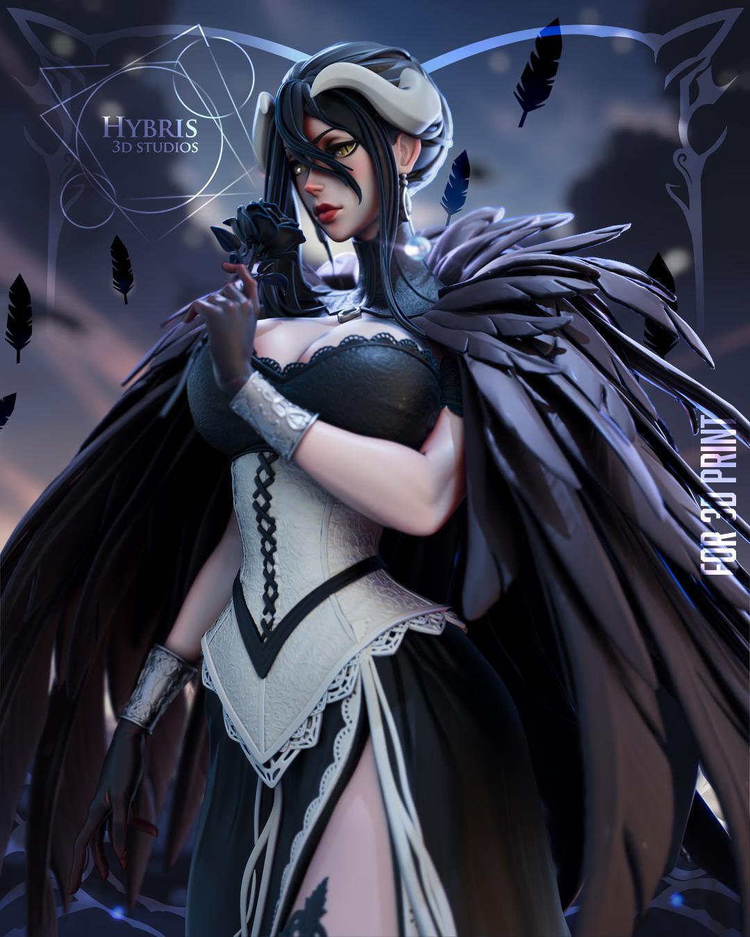 Albedo - Hand-Painted Resin Figure – 1/4 or 1/6 Scale Collectible Statue