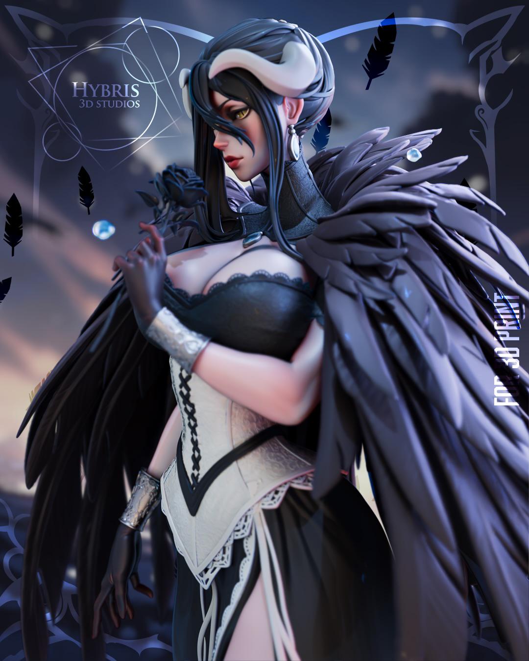 Albedo - Hand-Painted Resin Figure – 1/4 or 1/6 Scale Collectible Statue