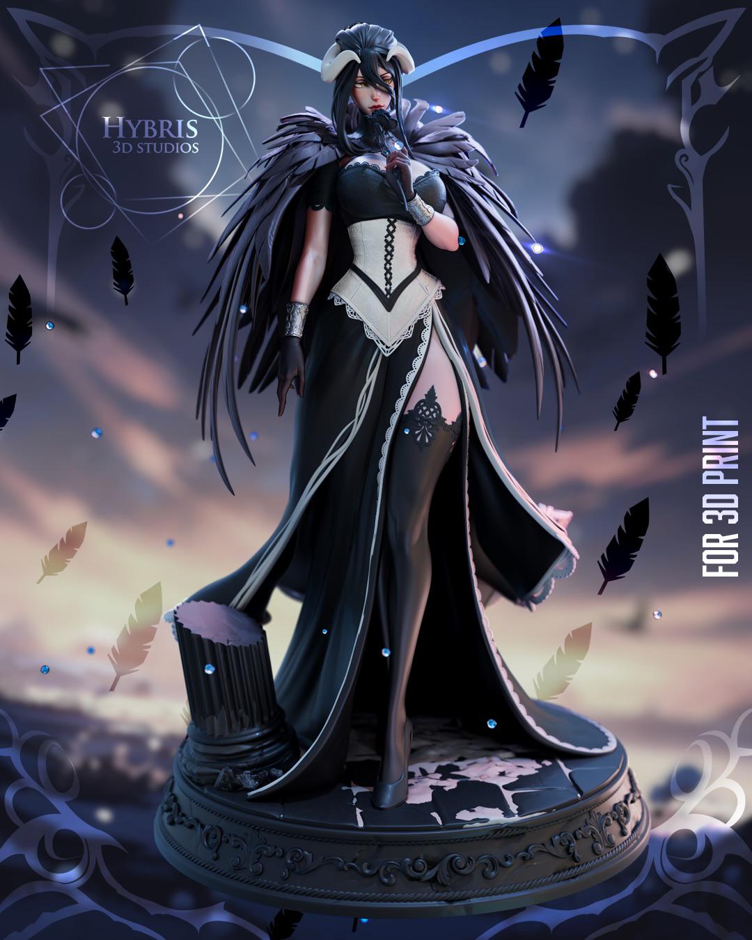 Albedo - Hand-Painted Resin Figure – 1/4 or 1/6 Scale Collectible Statue